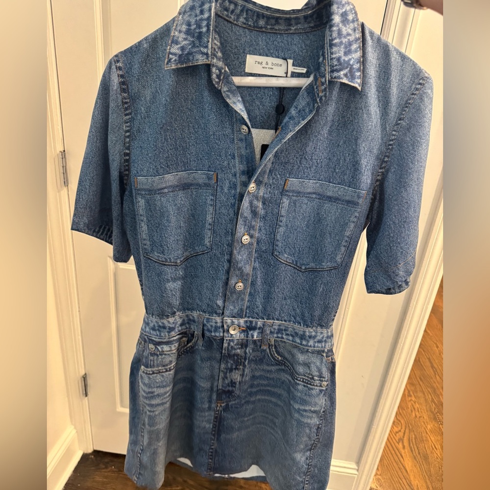 Rag & Bone Light Blue Denim Shirt